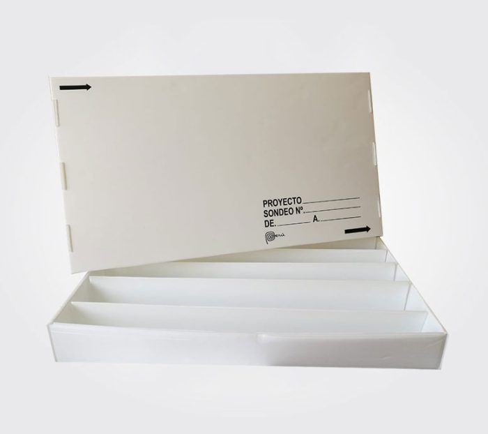 CAJAS PORTA TESTIGO CARTON PLAST - Imagen 1